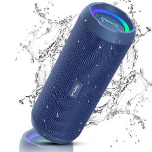 lot 14439 image: RIENOK Portable Bluetooth Speaker 30W Dual Pairing True Wireless Stereo HD Sound IPX7 Waterproof Outdoor Sport Shower Wireless Speaker Bluetooth 5.3 for Home Party