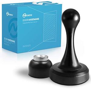 lot 14441 image: Neoera Magnetic Door Stop��Black��Door Stopper Strong Magnetic Door Catch for Hold Door Open, Premium Stainless Steel Made, Anti-Rust, Heavy Duty for Various Door Types, Wall & Floor Mount 1Pack