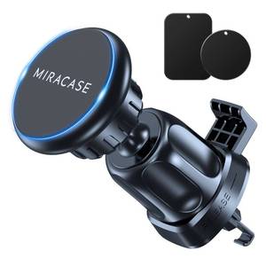 lot 14728 image: Upgraded Miracase Universal Magnetic Phone Holder for Car,2nd Generation Vent Clip&Strong Magnets Hands Free Car Phone Mount, Air Vent Cell Phone Holder for All Phones