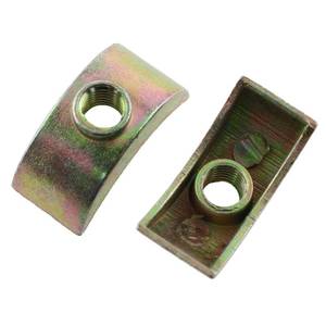 lot 14742 image: LUORNG M6 24mm0.94in Half Moon Nuts Washer Spacer Furniture Hardware Accessories for Furniture Connect