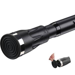 lot 14747 image: Black Shower Curtain Rod, 29 to 78 Inch Drill Tension Rods Heavy Duty Adjustable Shower Rods for Bathroom, Closet, Windows