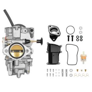 lot 71076 image: Carburetor Carb with Intake Manifold for ATV Yamaha 1987-1990 & 1992-1995 Moto-4 350 YFM350  1987-2004 Warrior 350 YFM350  1987-1998 Big Bear 350 YFM350  1996-1998 Kodiak 400 YFM400