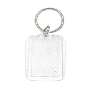 lot 71079 image: Several Snailmon Acrylic Photo Keychain Custom Frames, Personalized Snap in Insert Clear Blank DIY Picture Frames-2x1.3 size
