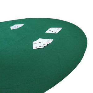 lot 71085 image: Ritadeshop Game Table Cover Fitted Table Cloth Elastic Round Felt Poker Table Cover Protector (Green, 36-44), R051