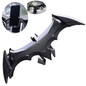lot 71089 image: livin Alloy Material Bat Car Phone Holder Mount Unique Accessories Gifts for Halloween Bat Decorations Collectibles for Room Universal VentDashWindshield Gravity Automatic Locking Hands Free