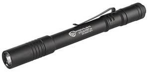 lot 14590 image: Streamlight 66134 Stylus Pro USB 350-Lumen Rechargeable Penlight with USB Cord & Nylon Holster, Black