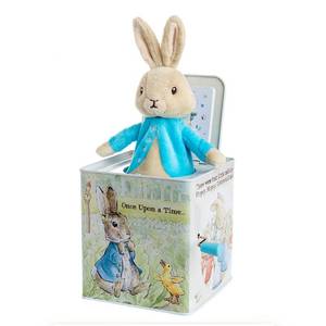 lot 14599 image: Beatrix Potter Peter Rabbit Jack-in-The-Box, Multi-colored, Standard
