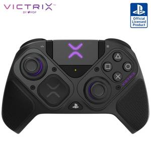 lot 15043 image: PDP Victrix Pro BFG Wireless Gaming Controller for Playstation 5  PS5, PS4, PC, Modular Esports Gamepad, Remappable Buttons, Customizable TriggersPaddlesD-PadFightpad, PC App, Black - Retail $179.99
