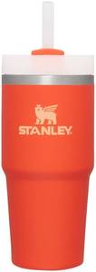 lot 71055 image: Stanley Quencher H2.0 FlowState Stainless Steel Vacuum Insulated Tumbler with Lid and Straw for Water, Iced Tea or Coffee, Smoothie and More, Tigerlily, 14 oz