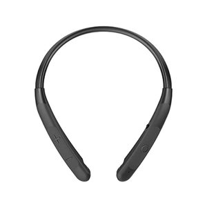 lot 71066 image: LG TONE Wireless Stereo Headset with Retractable Earbuds NP3, Black, Small