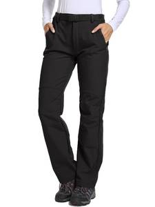 lot 14291 image: Jessie Kidden Womens Waterproof Pants Hiking Ski Snow Fish Fleece Lined Insulated Outdoor Golf Travel Pant, US Medium