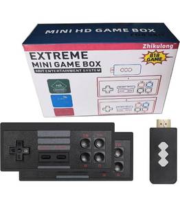 lot 14294 image: Wireless Retro Video Game Console, Plug and Play Video Game TV Stick 4K Built-in 10000 Nostalgia Stick Classic Games System,with Dual 2.4g Wireless Controller Gamepad, HD Output Games tv Stick