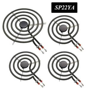 lot 14550 image: AMI PARTS SP22YA Electric Range Burner Element Unit Set Replacement for G-E Hot-point Ro-per Ken-more Range Stoves (1 x WB30X253 8 & 3 x WB30X254 6)