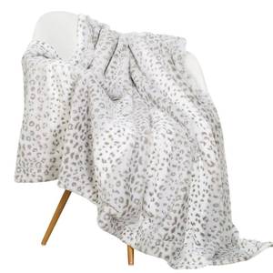 lot 14554 image: Sedona House Fuzzy Faux Fur Cheetah Throw Blanket,Lightweight Plush Cozy Soft Microfiber for Couch Travel,60 by 70-Inch,Grey Snow Leopard&nbsp