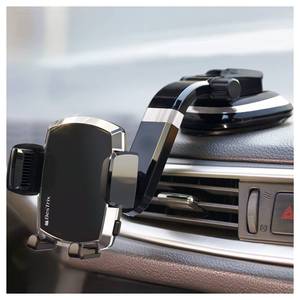 lot 14614 image: BESTRIX Phone Holder for Car, SmartClamp Car Phone Mount  Dashboard Cell Phone Car Phone Holder Compatible with iPhone 15 14 13 12 11 Pro Max, Xr, Xs, Galaxy S24 23 22 S21 S20 Ultra & All Smartphones