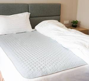 lot 14617 image: Careboree Pack of 1 Waterproof Bed Pads for Incontinence Soft-Brushed Ultra Absorbent Bed Pee Underpads Leak Proof for Bedwetting Draw Sheet Mattress ProtectorL