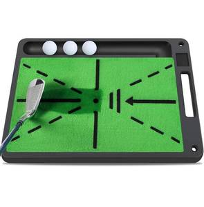 lot 71032 image: Voxor Golf Swing Training Mat, 13x17 Premium Golf Practice Mat for Swing Detection, Professional Golf Impact Mat with Integrated Ball-Tray, Heavy Duty Non-Slip Rubber Bottom, for Indoor Practice