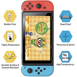 lot 71454 image: ivoler 2Pack Screen Protector Tempered Glass for Nintendo Switch 6.2, Transparent HD Clear Anti-Scratch Screen Protector Compatible Nintendo Switch 6.2