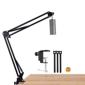 lot 14540 image: Boom arm for razer seiren x, Mic desk stand Compatible with razer seiren x Microphone, razer seiren x mic arm perfect for Podcasts, Gaming, Recording.