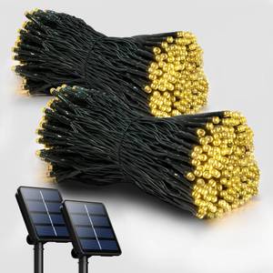lot 14639 image: Selarlyt 2 Pack Solar String Lights for Outside, 200 LED 72FT Solar Christmas Lights Outdoor with 8 Lighting Modes, IP65 Waterproof Solar String Lights Outdoor for Garden Party Tree Decor,Warm White