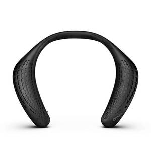 lot 14648 image: Neckband Bluetooth Speakers, Oraolo Wireless Wearable Speaker True 3D Stereo Sound, Portable Personal Body Speaker 24H Playtime, Waterproof Neck Speaker Built-in Mic SD Card, Comfortable Design, Black
