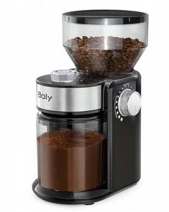 lot 71484 image: Electric Adjustable Mill Coffee Bean Grinder with 18 Grind Settings for Espresso, Drip and French Press, Black