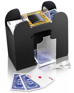 lot 71501 image: ARTISHION 1-6 Decks Automatic Card Shuffler, USB-CBattery-Operated Poker Shuffler Machine, Electric Casino Card Shuffler for UNO, Phase 10, Blackjack, Party Club&nbsp