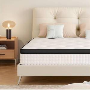 lot 14507 image: wowttrelax Queen Mattress 12 inch Hybrid Memory Foam Pocket Innerspring - 9 Zone Ergonomics, Comfortable Medium Firmness, Back Pain Relief, Pressure Relief Comfortable Medium Firm