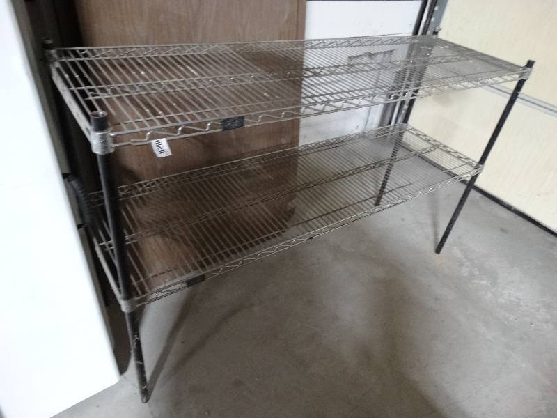 lot 276 image: 2 shelf metro style rack