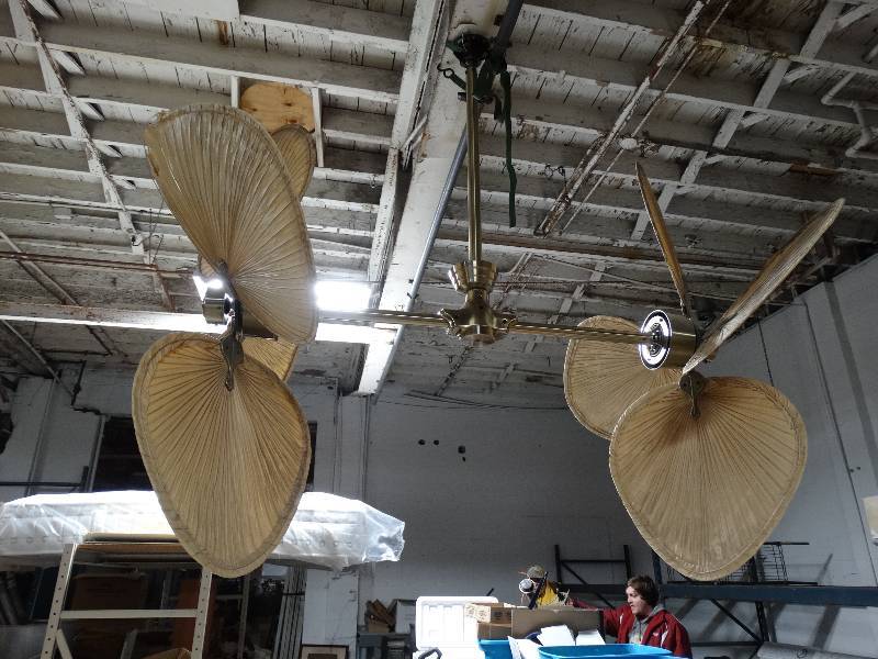 lot 318 image: Awesome fanamation hanging double fan