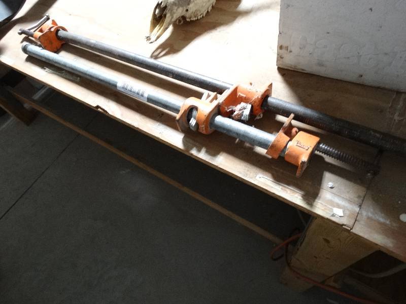 lot 337 image: 2 pipe clamps