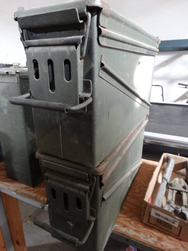 lot 342 image: 2 Military ammo cans
