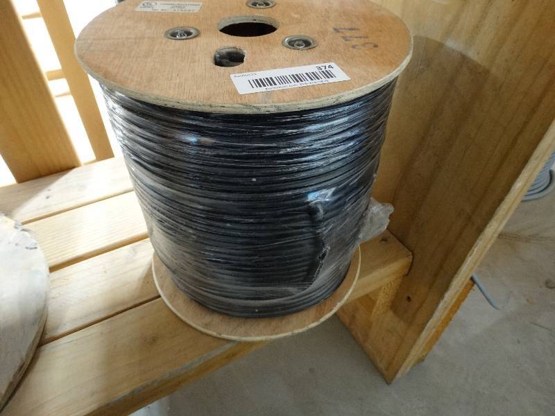 lot 374 image: 500 ft roll of communication cable