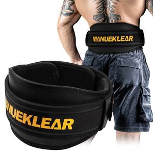 lot 92037 image: Weight Lifting Belt, Lifting Belts for Women Men,MANUEKLEAR Weightlifting Belt Quick Locking Back Support for Bodybuilding, Fitness, Powerlifting, Cross Training, Squats, Workout, Exercise (S28-33inches, Midnight Black)