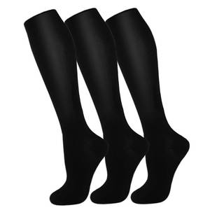 lot 92083 image: 3 Pack Copper Compression Socks - Compression Socks Women & Men Circulation - Best for Medical,Running,Athletic