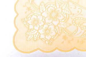 lot 92100 image: Sana Enterprises Spill Proof Tablecloth, Heavy Vinyl lace with Full Vinyl Backing, Easy Care (54x72 Inches Rectangular, White)