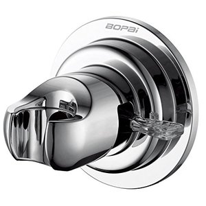 lot 92150 image: BOPai Suction Shower Head Holder, Relocatable Handheld Showerhead Holder, Chrome, Suitable for Installation On Smooth Surfaces
