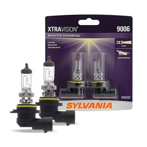 lot 92189 image: SYLVANIA 9006 XtraVision Halogen Headlight Bulb - High-Performance Halogen Car Headlight Bulb - Replacement Halogen Headlight Light Bulb for Brighter Light - Automotive Light Bulb - 2 Bulbs
