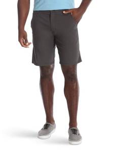 lot 92197 image: Wrangler Authentics Mens Performance Comfort Flex Flat Front Short, Anthracite, 36