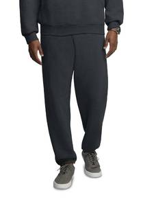 lot 92241 image: Fruit Of The Loom Mens Eversoft Fleece Elastic Bottom With Pockets, Relaxed Fit, Moisture Wicking, Breathable Sweatpants, Black Heather, Medium US
