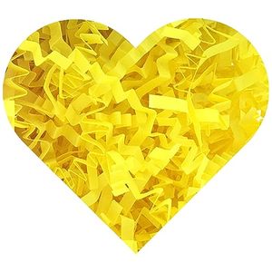 lot 92244 image: Crinkle Paper for Gift Box (12 LB) Crinkle Cut Paper Shred Filler,Shredded Paper Filler Packing Gift Wrap Easter Basket Grass Filler-Bright Yellow