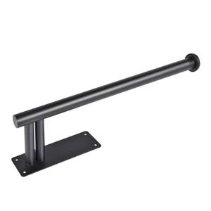 lot 92248 image: DAZILLO Paper Towel Holder Under Cabinet, Upgraded Version with Two Rods, Stainless Steel Paper Towel Holder Wall Mount, Self Adhesive or Drilling Under Counter Kitchen Towel Holder, Bathroom-Black