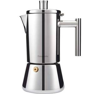 lot 92286 image: Easyworkz Diego Stovetop Espresso Maker Stainless Steel Italian Coffee Machine Maker 12Cup 17.5 oz Induction Moka Pot