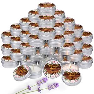 lot 92296 image: MTLEE 50 Pcs Wedding Candles Gift Wedding Favors for Guests 1 Oz Lavender Scented Soy Wax Candle Aromatherapy Candle Favors for Bridal Shower Rustic Wedding Party Guests(Elegant Color,Vintage)