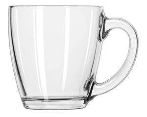 lot 92338 image: Libbey 15-12-Ounce Tapered Mug, Box of 6, Clear