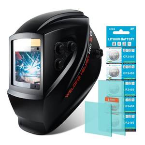 lot 92414 image: TRQWH Welding Helmet Auto Darkening True Color Welding Helmet Large View Solar Powered Welding Hood with 24 Arc Sensor Wide Shade 49-13 for TIG MIG ARC Cool Welding Mask (TRQ-LS01)