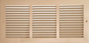 lot 92444 image: HVAC Premium 16w X 8h Steel Return Air Grilles - Sidewall and Ceiling - HVAC Duct Cover - Brown Outer Dimensions 17.75w X 9.75h