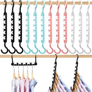 lot 92541 image: 12-Pack-Closet-Organizers-and-Storage,Closet-Organizer-Hanger for Heavy Clothes,Sturdy Closet-Organization-and-Storage-Hangers-Space-Saving for Wardrobe,Dorm-Room-Essentials for College Students Girls