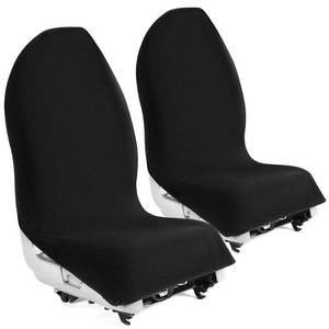 lot 92556 image: lebogner Car Seat Towel Cover for Post Gym Workout, Running, Swimming, and Hiking, 2 Pack Universal Fit Anti-Slip Waterproof Sweating Bucket Seat Protector for Cars, SUVs and Trucks, Black