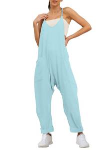 lot 92598 image: Jumpsuits for Women Casual Summer Rompers Maternity Clothes Baggy Overalls Onesie Jumpers Comfy Dressy Outfits 2024